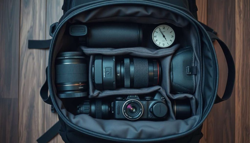 L'art de l'organisation : optimiser l'espace dans votre sac photo