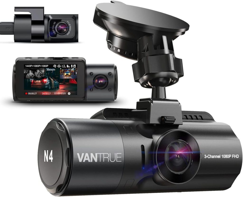 Test : vantrue N4 triple dashcam, la caméra embarquée ultime