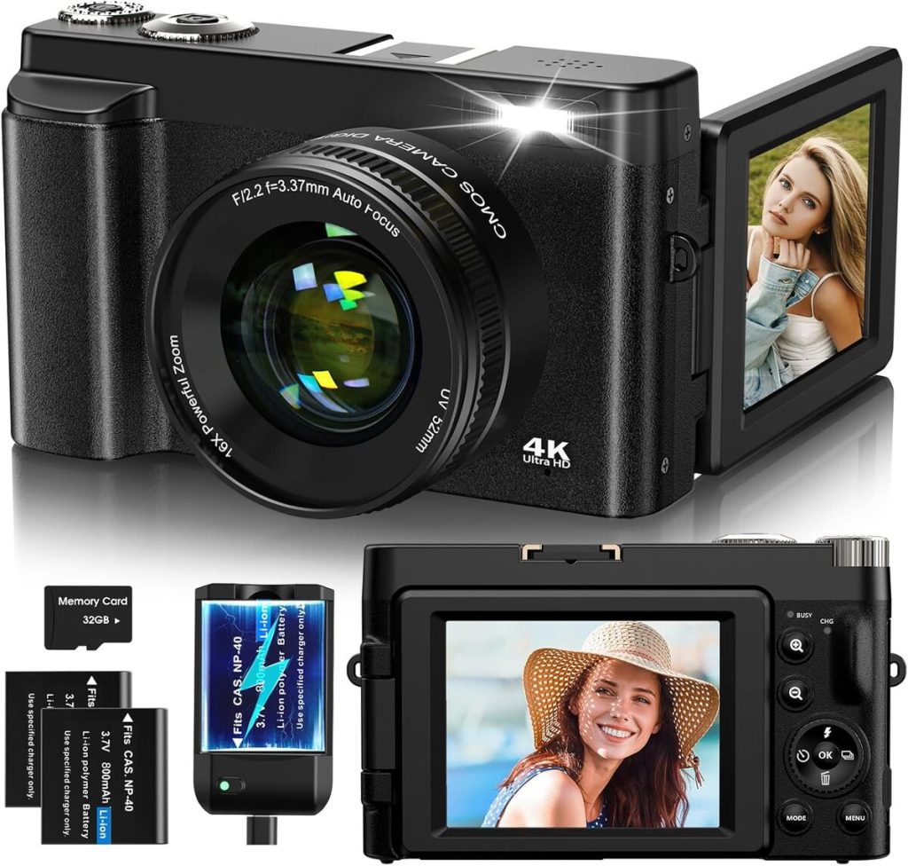 Test : appareil photo numérique 4K caméra vlogging 48MP