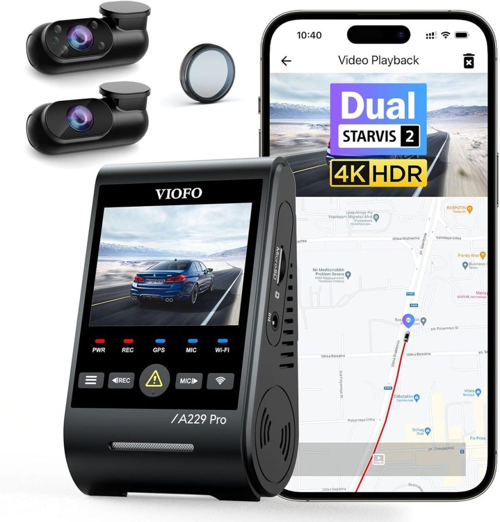 Test de la Dashcam VIOFO A229 Pro : performance et sécurité au rendez-vous
