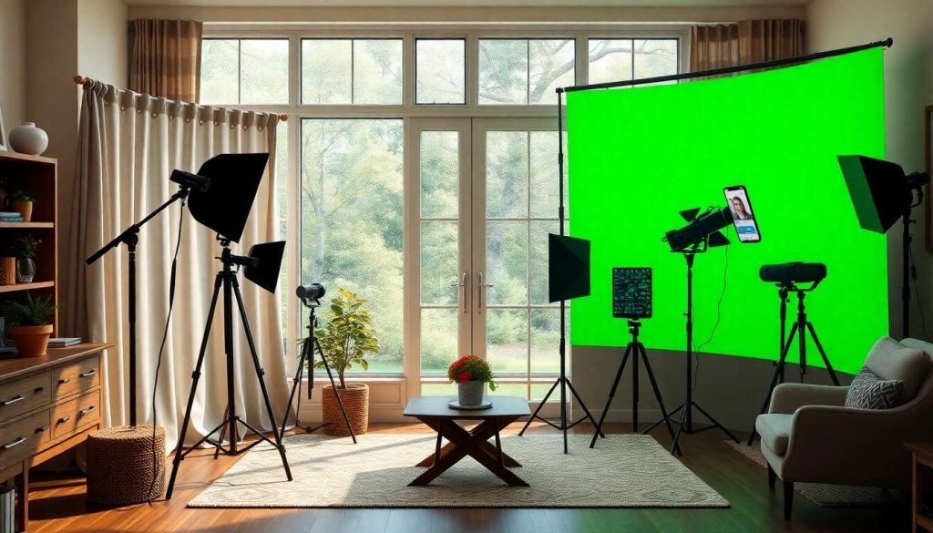 Toile de fond vs écran vert : faire le bon choix