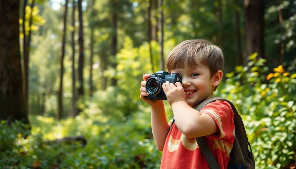 Zoom sur les appareils photo robustes pour enfants aventuriers