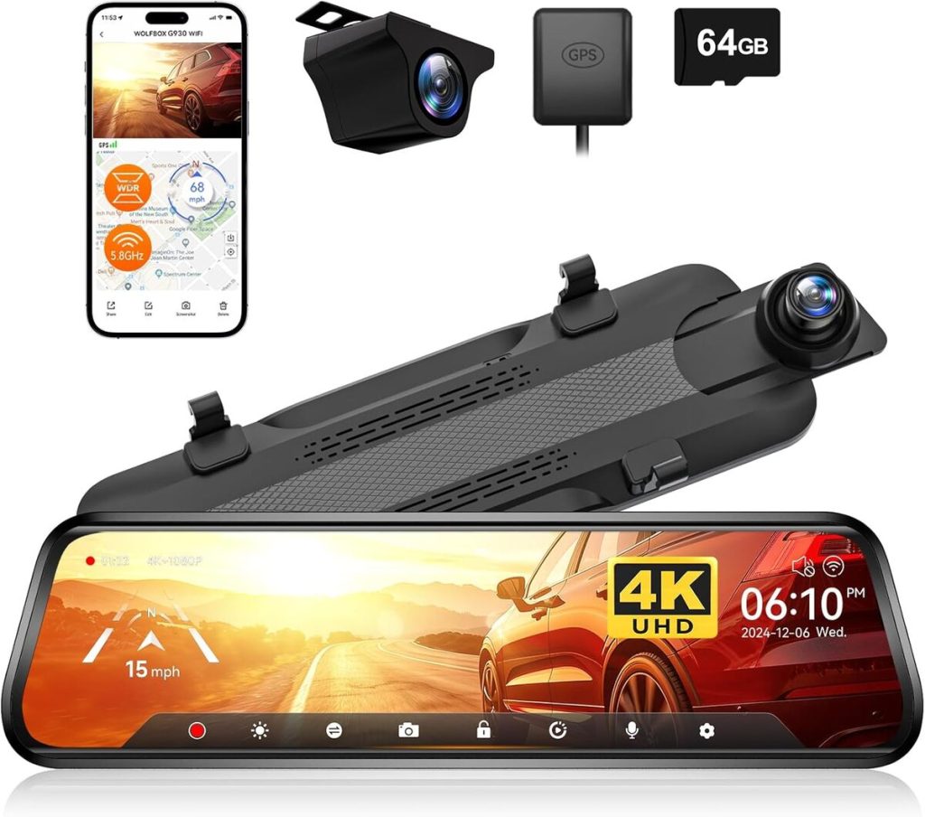 Test : découvrez la dashcam Wolfbox G930 4K UHD