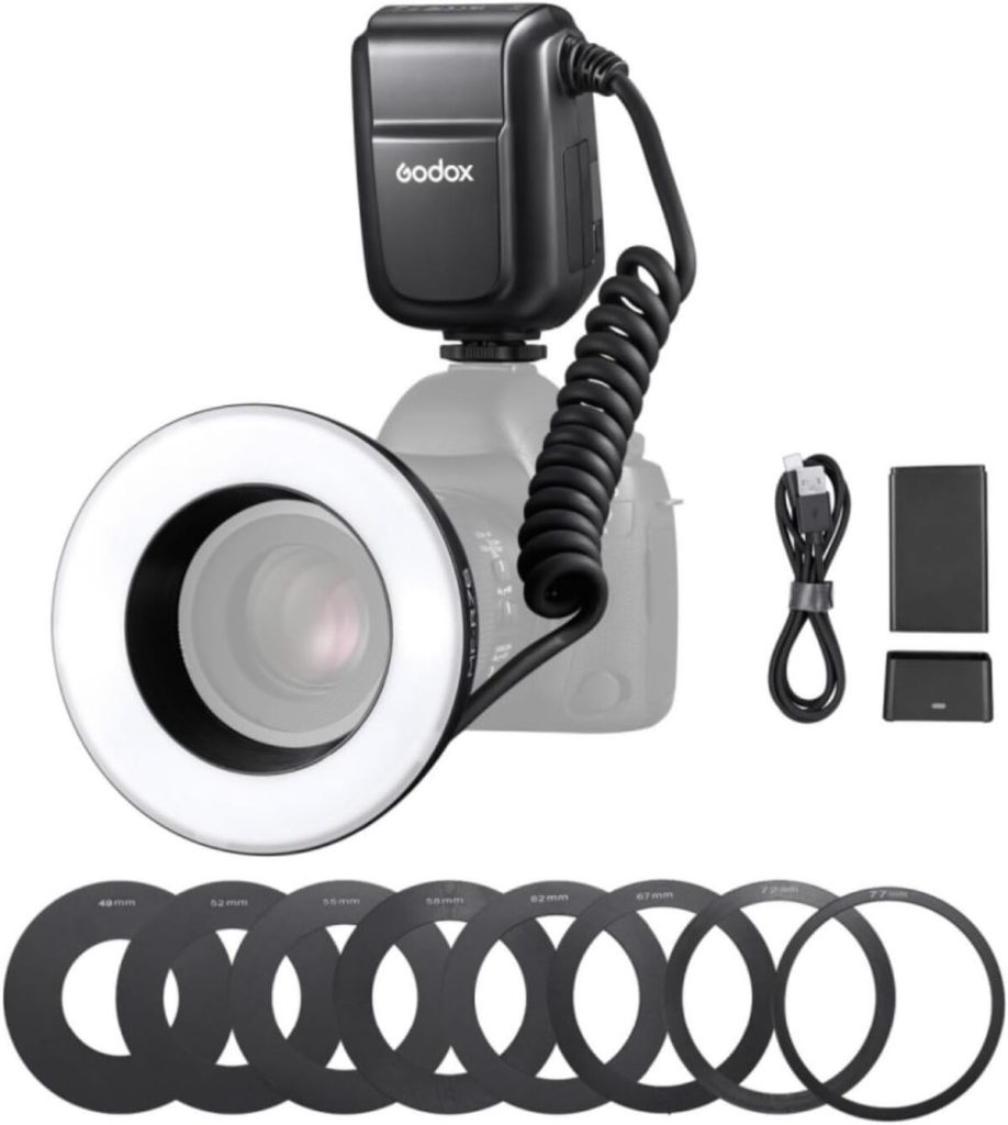 Test du flash annulaire Godox MF-R76 pour photos macro