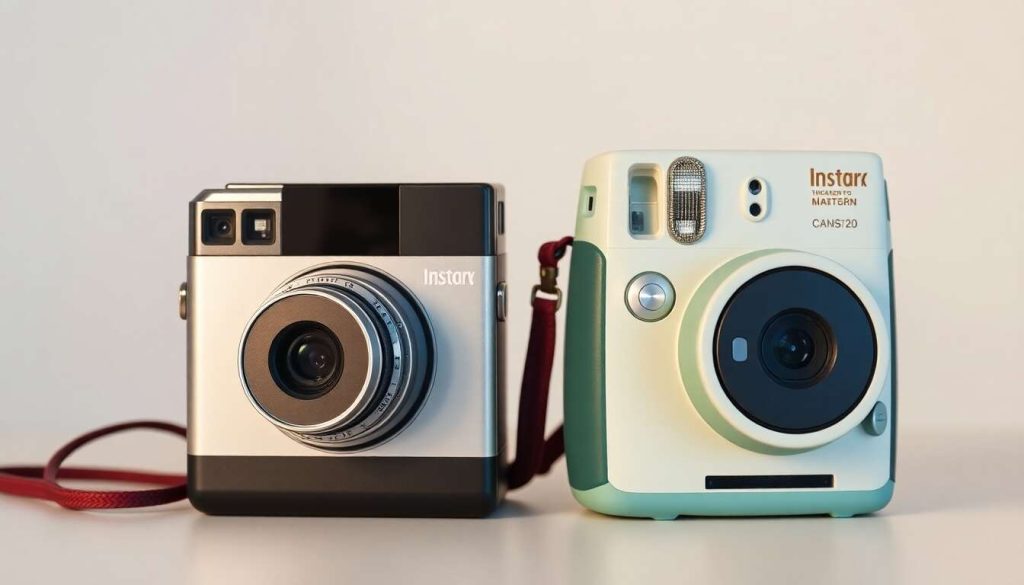 Comparaison entre les appareils numériques et les appareils photo instantanés