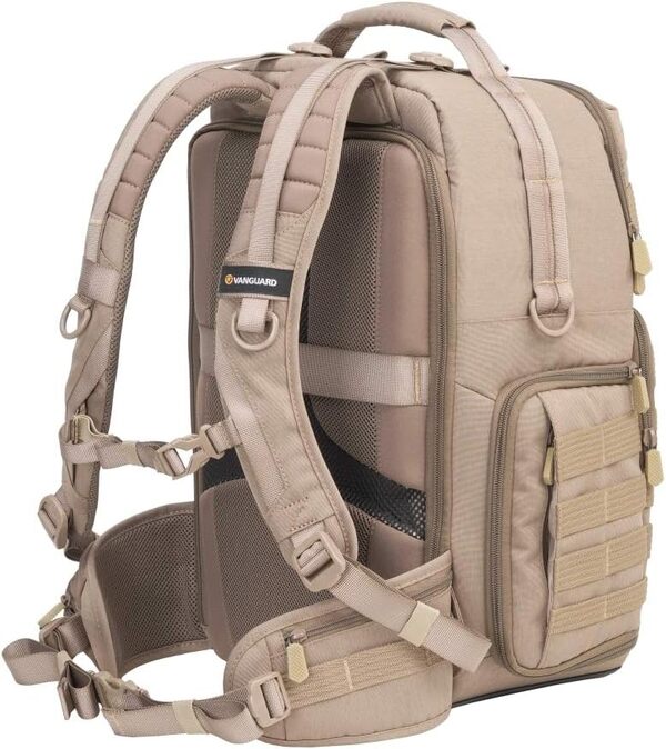 VANGUARD VEO Range T48 Sac à Dos pour Appareil Photo Reflex numérique/Appareil Photo sans Miroir Style Tactique Noir/Beige Gamme VEO T48 BG