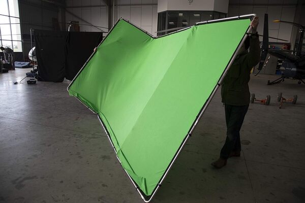 Manfrotto LL LB7622 Panoramic Background (4m) - Chromakey Green