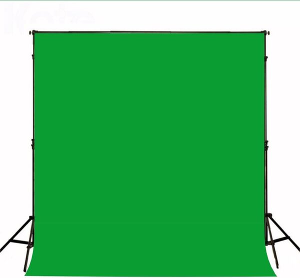Kate 10x10ft/3x3m Vert Écran Photo Toile de Fond Professionnel Lavable Portable Studio Fond Photographique Microfibre Chroma Key Photo Booth pour Photographie