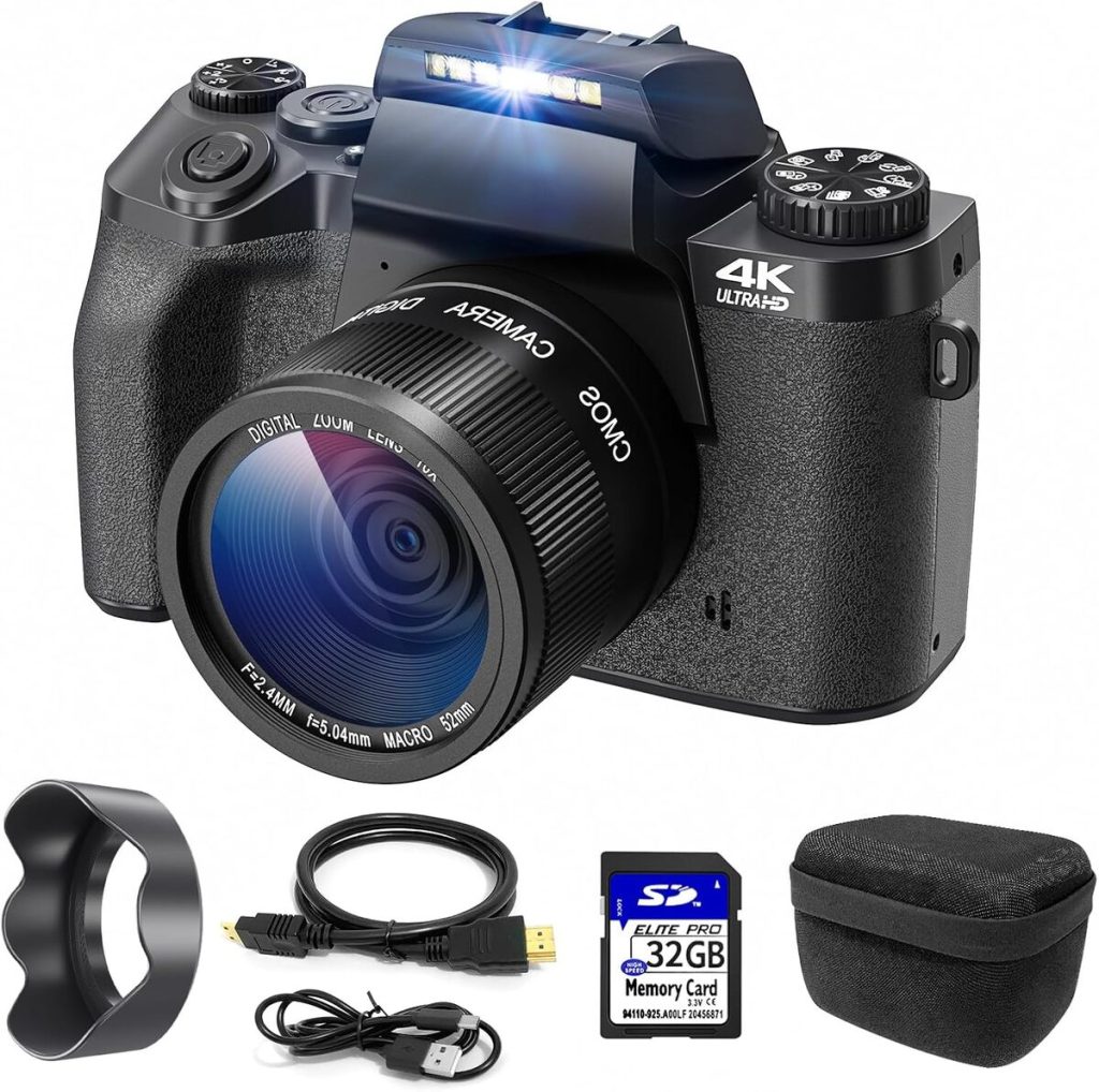 Test : appareil photo numérique 4K CCN 64MP