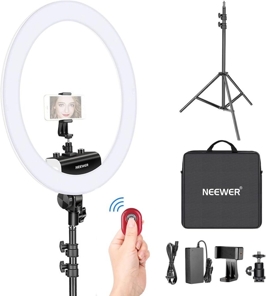 Test : neewer Ring Light Kit, l'outil ultime pour studio et maquillage