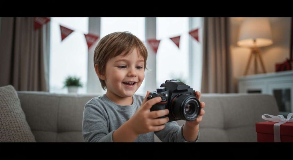 Idées cadeaux : premier appareil photo pour enfant