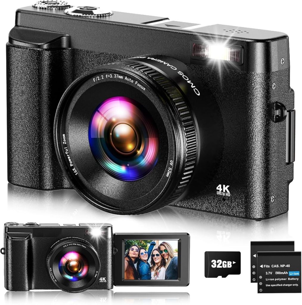 Test : appareil photo numérique 4K UHD pour vlog et débutants