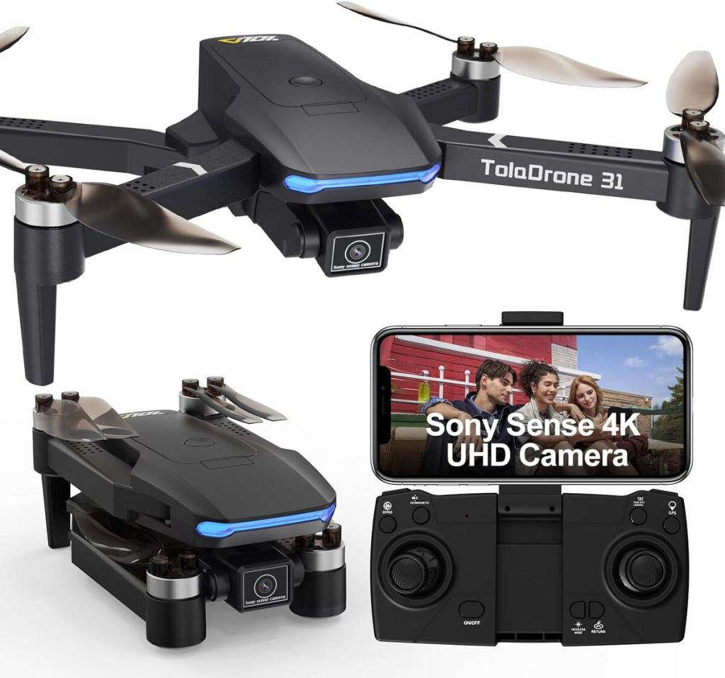 Test du Toladrone TD31GPS : drone 4K avec suivi automatique