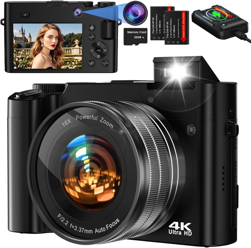 Test de l'appareil photo numérique Bofypoo 64 MP : performance et polyvalence en 4K