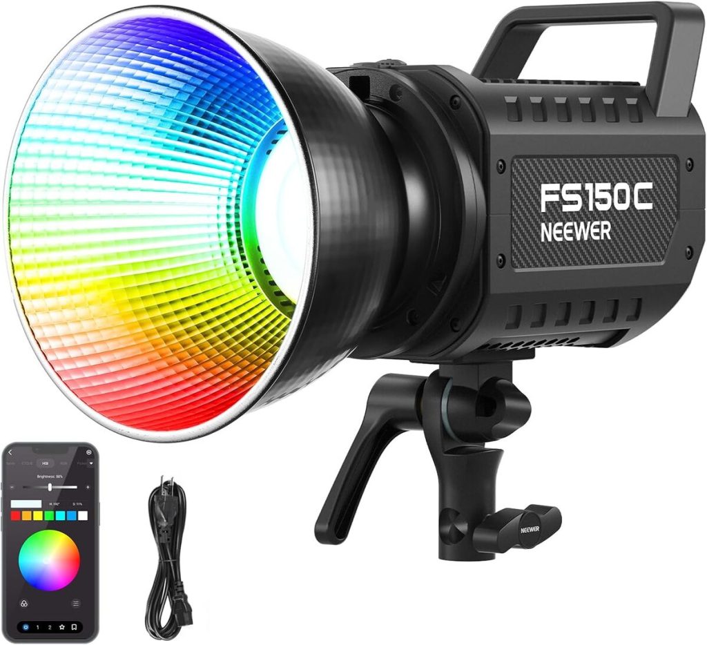 Test : nEEWER FS150C 130W, éclairage LED studio
