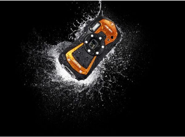 Ricoh WG-80 Orange Appareil Photo numérique étanche résistant aux Chocs au Froid à l’écrasement 03127