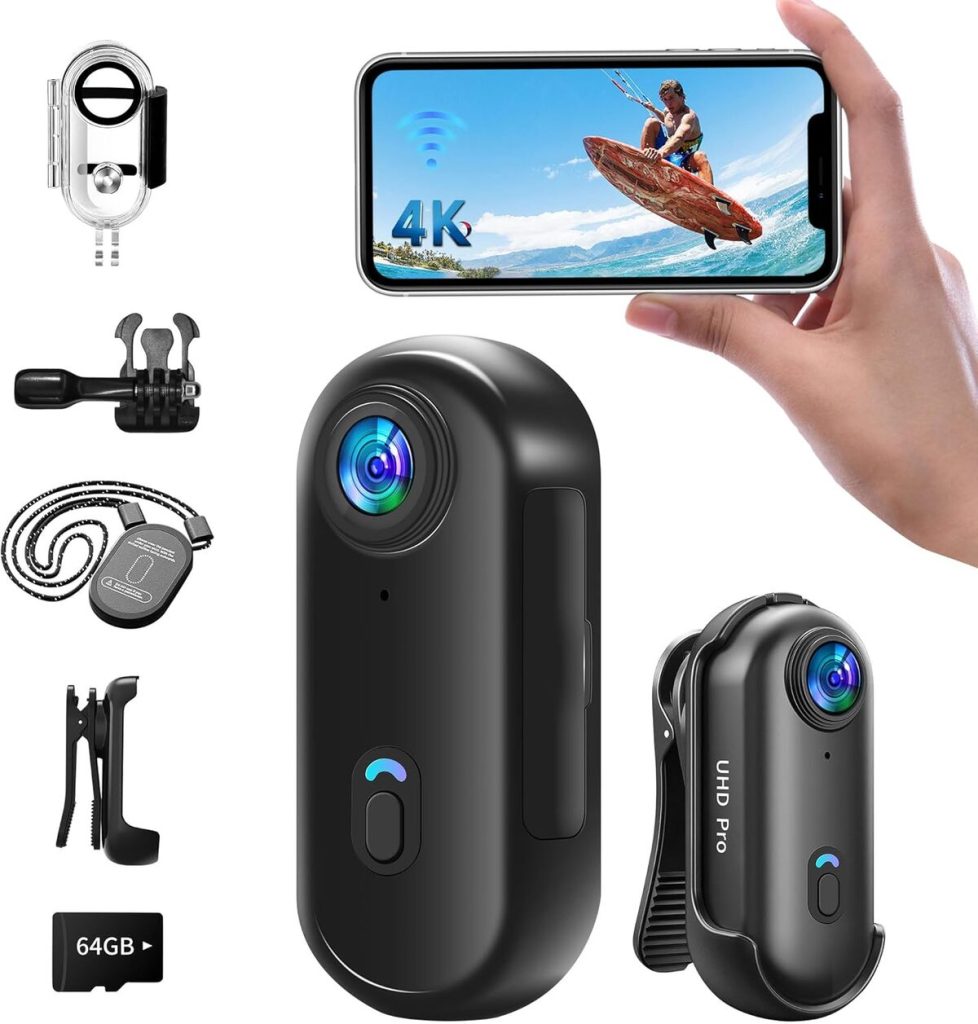 Test de la Baobylon Camera Sport 4k : caméra corporelle étanche et polyvalente