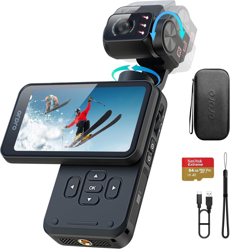 Test de la caméra vlog 5K : stabilisation 3 axes et tactile 3.5" pour youtube