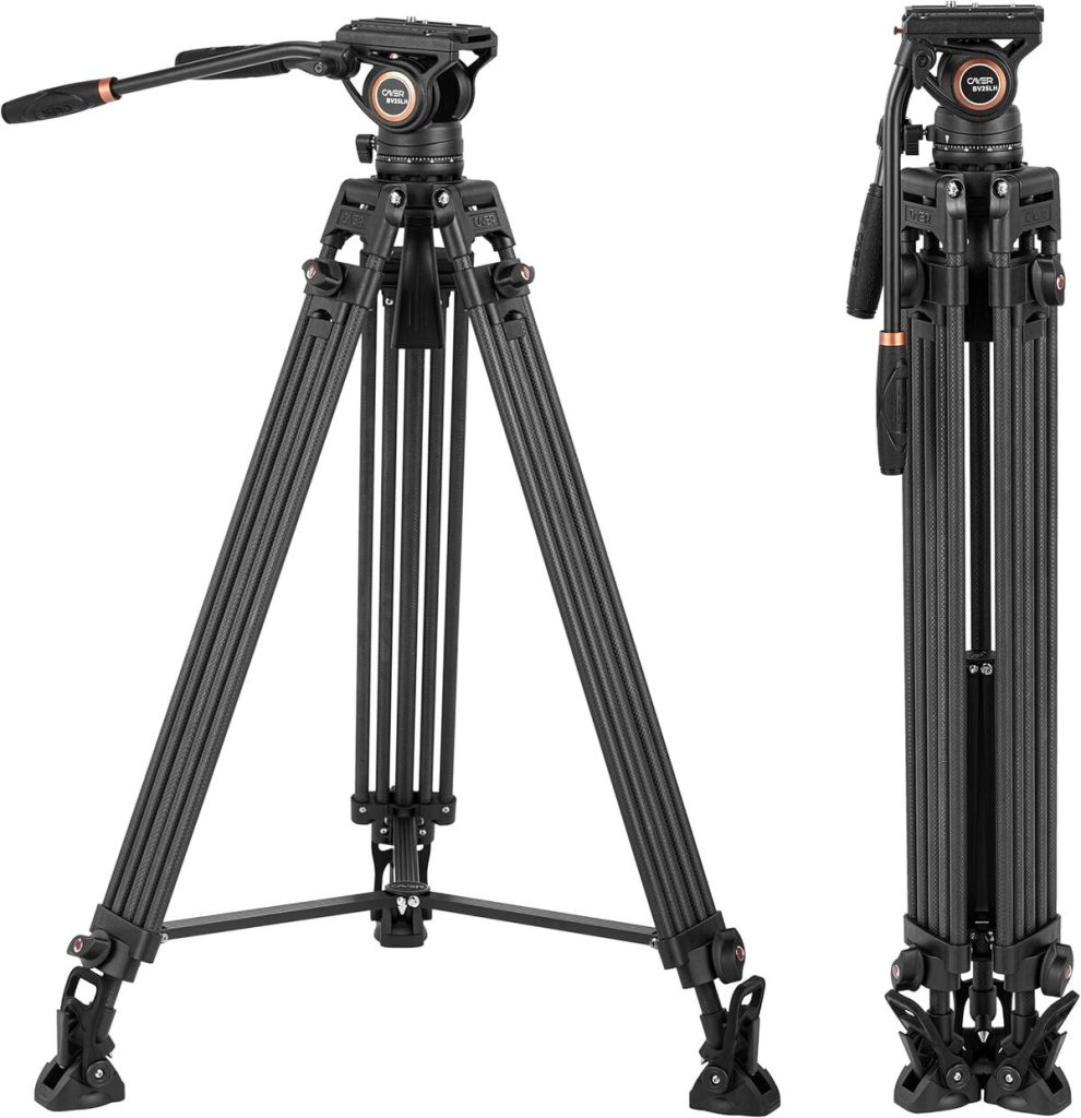 Test du trépied vidéo Cayer BV25LH robuste en fibre de carbone