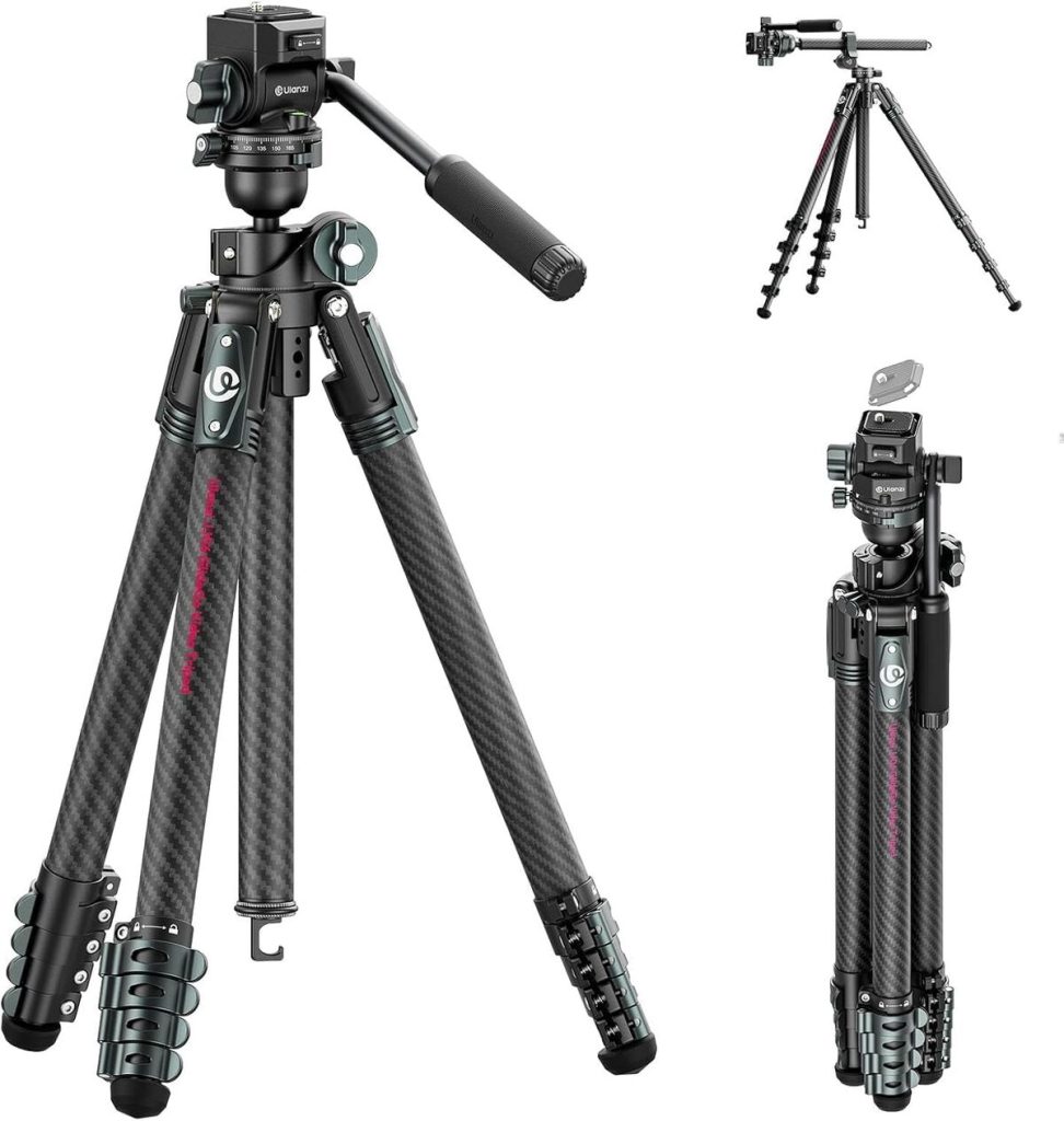 Test : trépied vidéo ULANZI JJ06 GlideGo en fibre de carbone