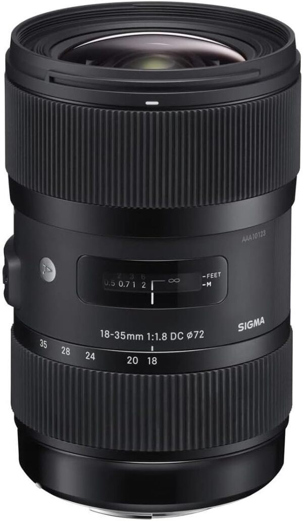 Sigma Objectif 18-35 mm F1,8 DC HSM Art - Monture Canon - Taille du filtre 72mm