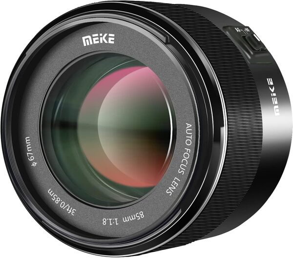 Meike 85 mm F1.8 Full Frame Auto Focus Téléobjectif portrait moyen compatible avec Canon EOS EF Mount Digital SLR appareils photo 5D Mark IV 6D Mark II