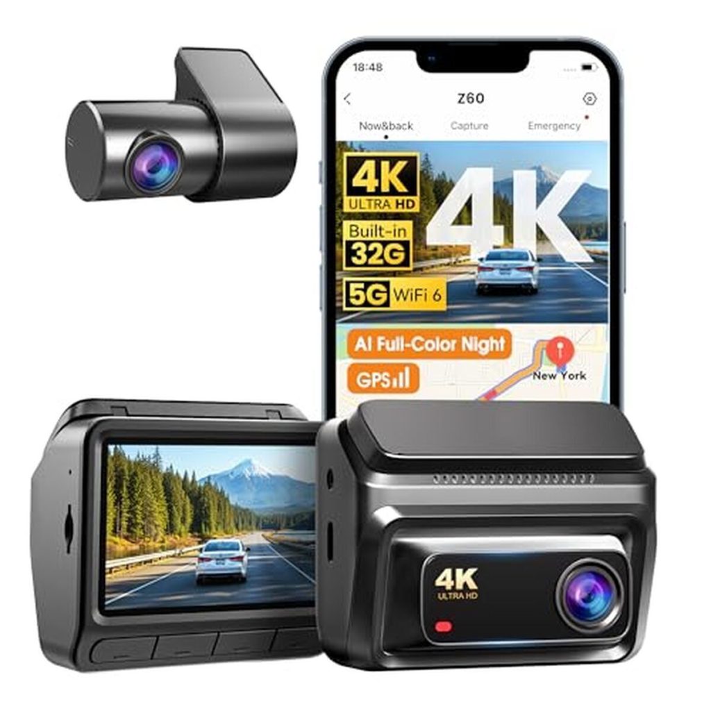 Test dashcam DDPAI Z60 : double vision 4K avec GPS et surveillance 24h/24