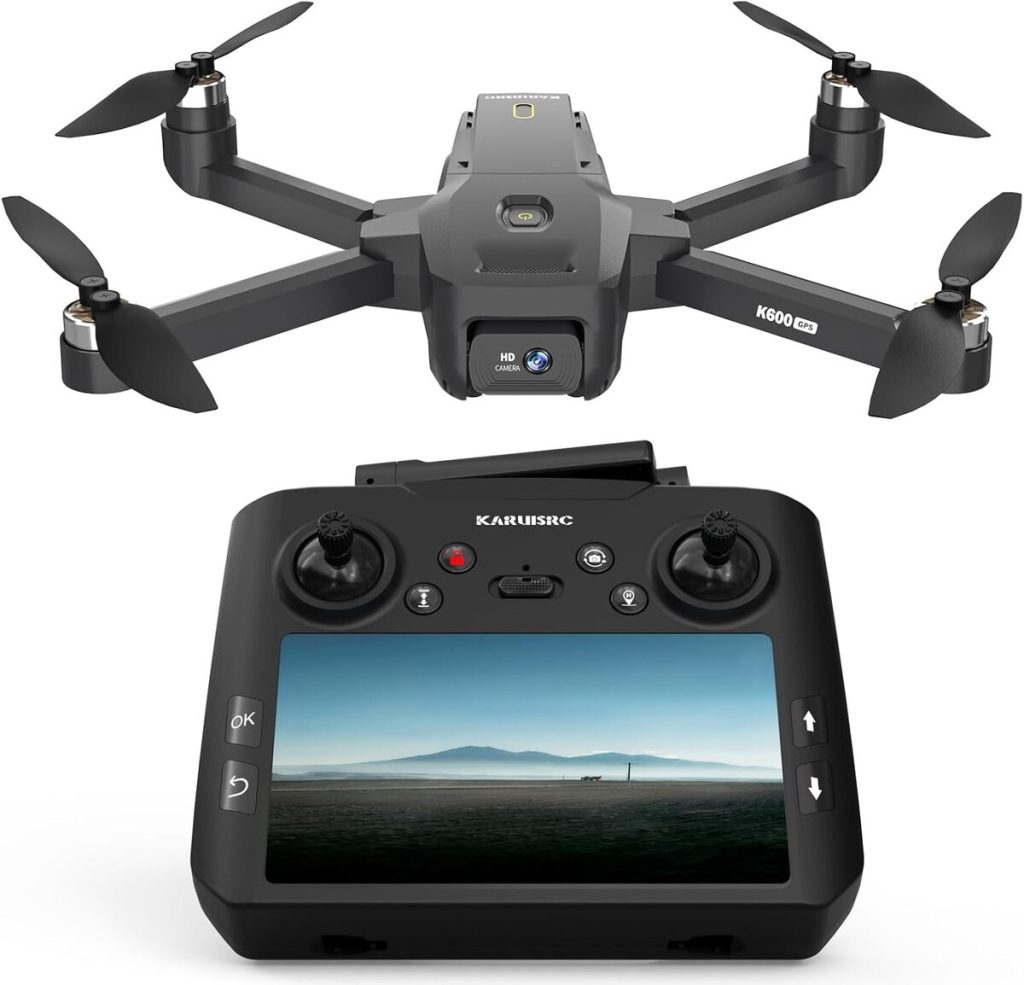 Test du drone GPS professionnel pour débutants avec caméra et écran HD 4.5