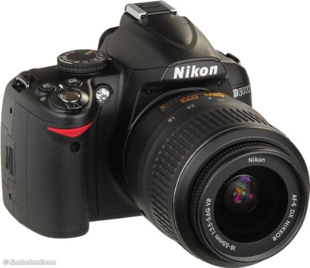Test du Nikon D3000 : appareil photo Reflex 10.2 avec objectif VR 18-55 mm