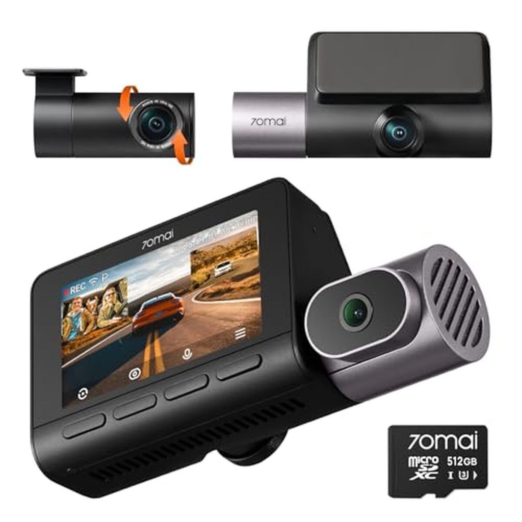 Test caméra embarquée 4K 70mai T800 : polyvalence et haute performance