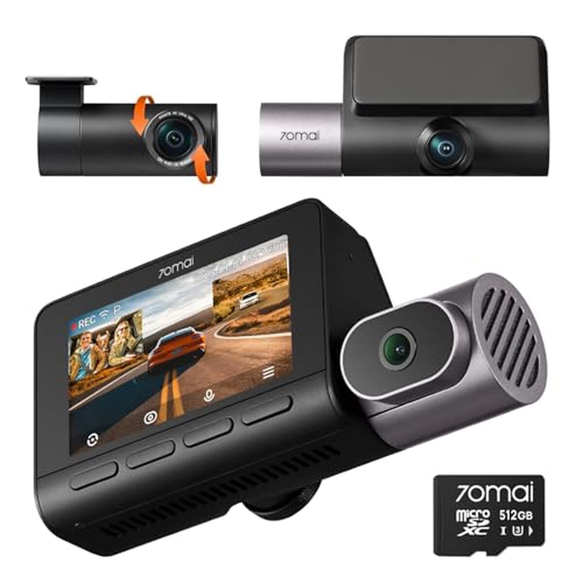 Test caméra embarquée 4K 70mai T800 : polyvalence et haute performance