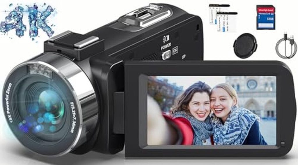 Test : caméra vidéo 4K avec vision nocturne et zoom 18X