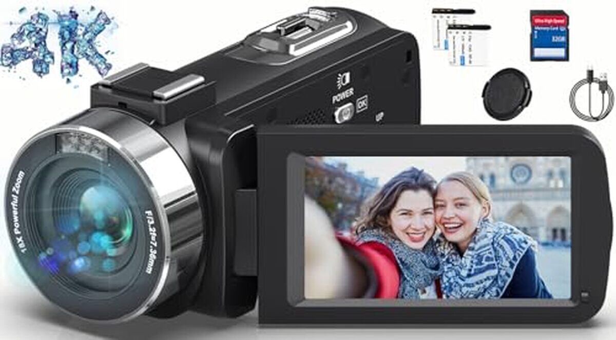 Test : caméra vidéo 4K avec vision nocturne et zoom 18X