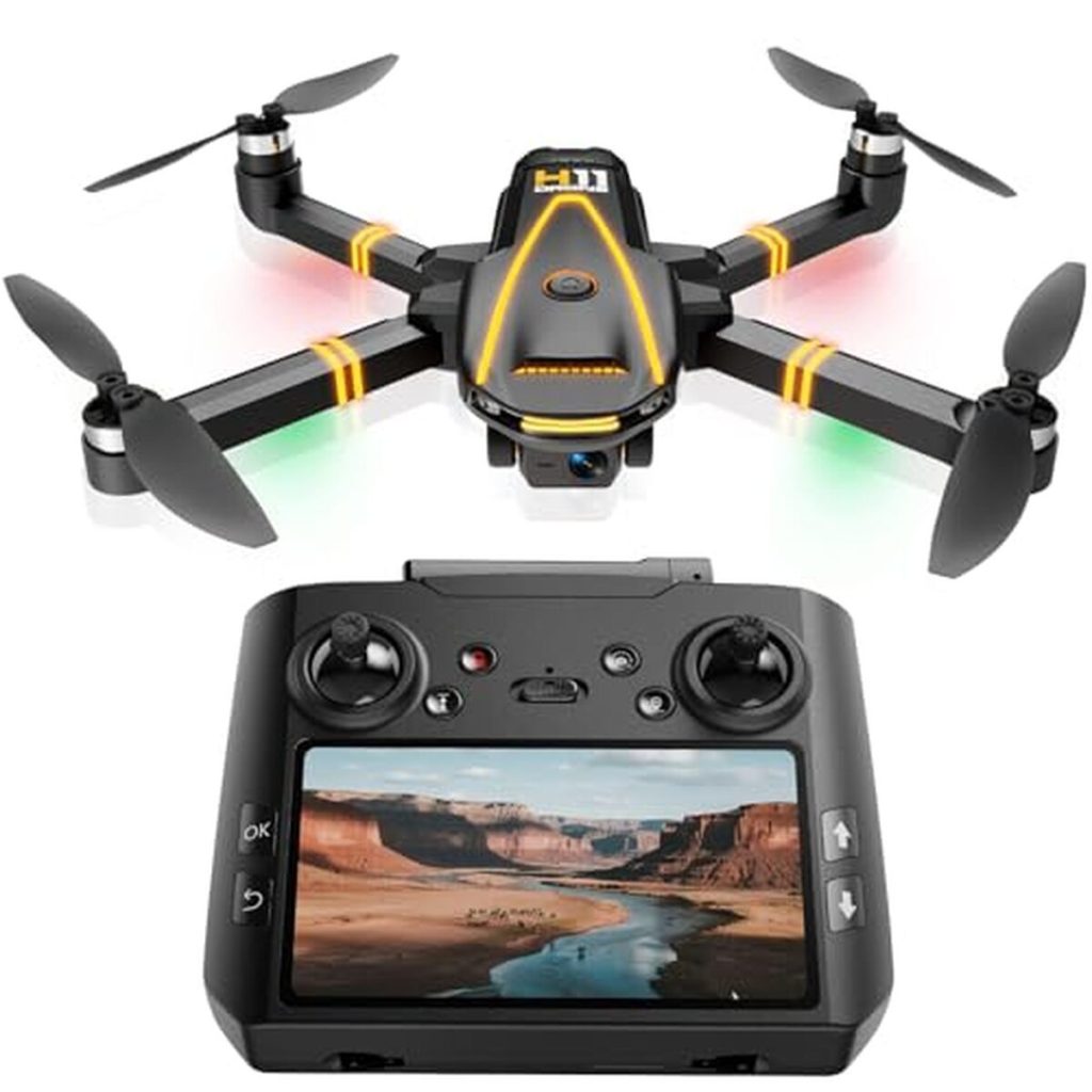 Test : drone H11 GPS professionnel 4K avec caméra et radiocommande écran