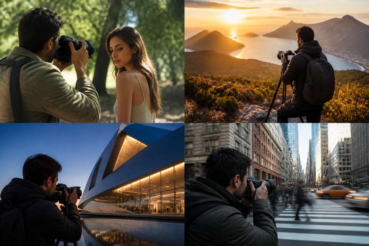 Cas pratiques : portrait, paysage, architecture et photo de rue