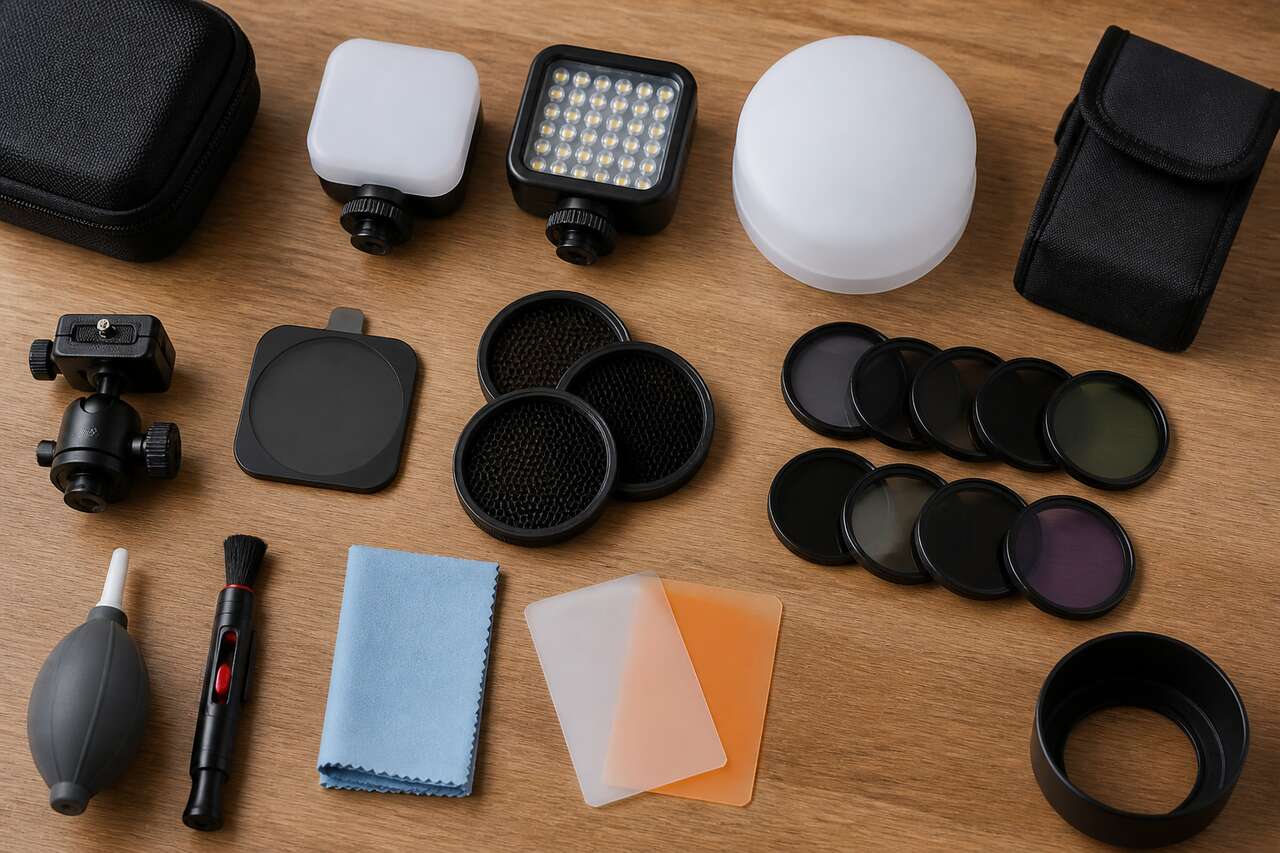 Lumi&egrave;re ma&icirc;tris&eacute;e: petits &eacute;clairages, diffuseurs et filtres utiles