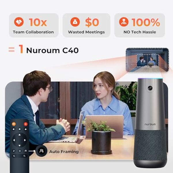 Découvrez notre test complet de la nuroum C40 2nd Gen, la webcam 4K avec intelligence artificielle et zoom optique 5X pour vos visioconférences et streams.