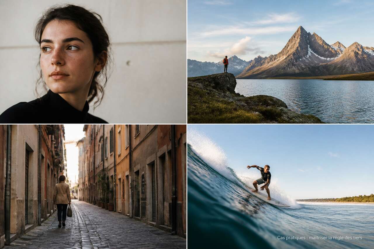 Cas pratiques: portrait, paysage, rue et action