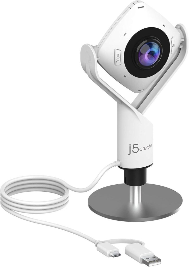Test de la webcam HD 360° J5create JVCU360 : polyvalence en réunion