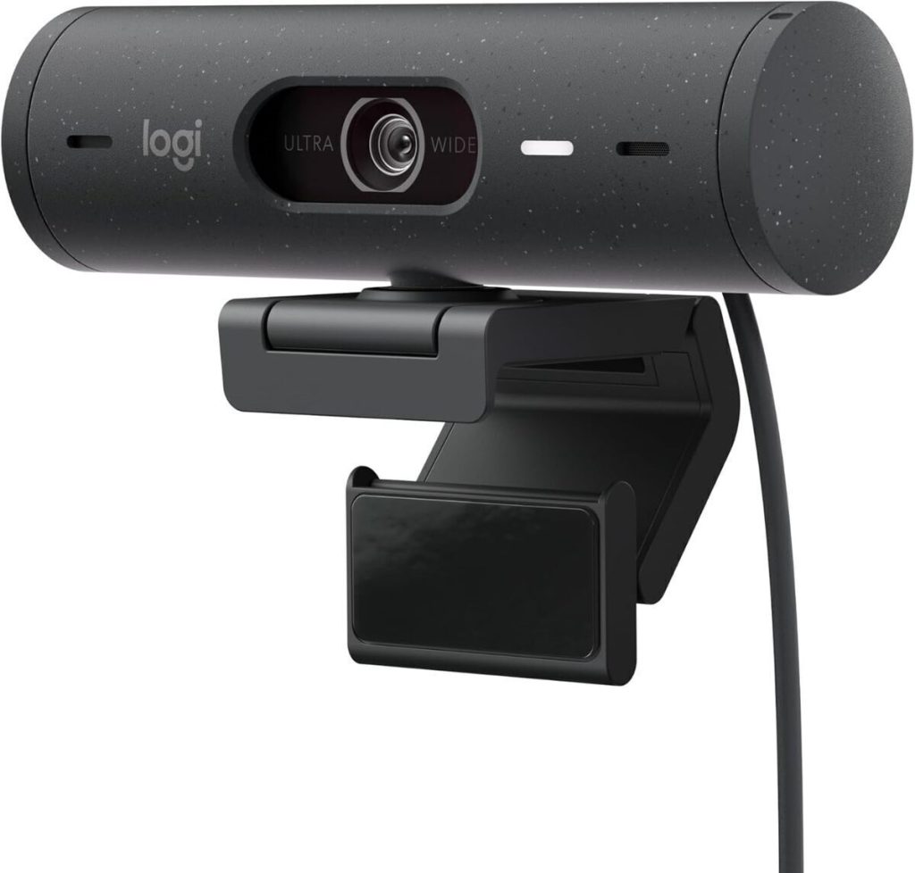 Test de la webcam Logitech Brio 500 : performance et confidentialité