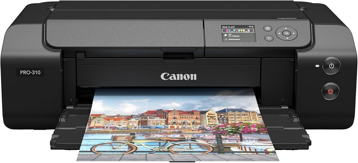 Test de l'imprimante photo Canon imagePROGRAF PRO-310 : qualité A3+ et 10 cartouches