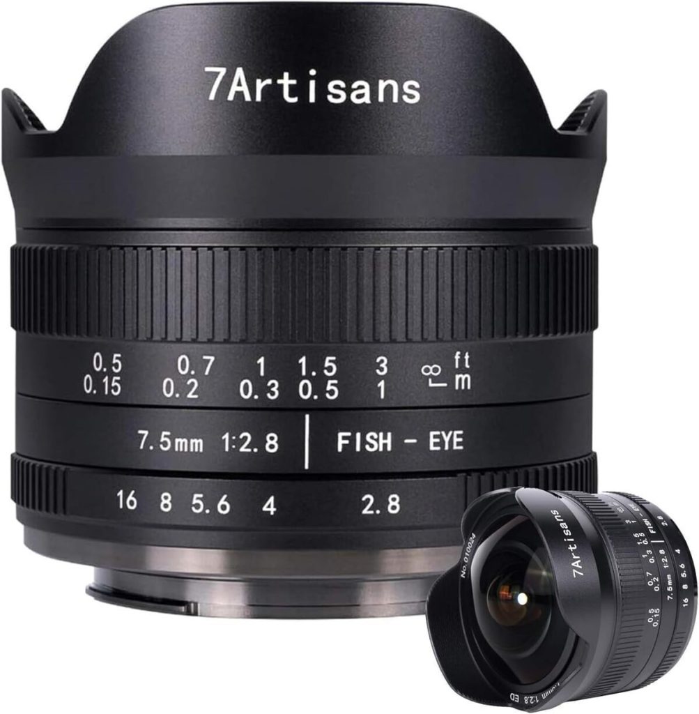 Test de l'objectif fisheye 7Artisans 7.5mm F2.8 II pour Sony APS-C