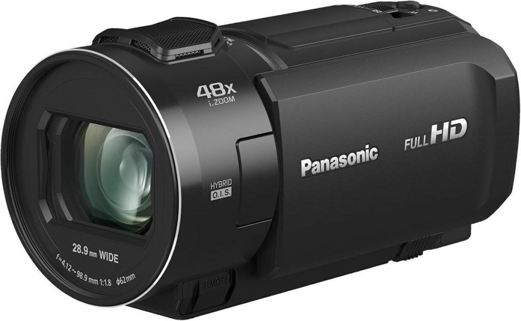 Test du caméscope Panasonic V900 : performance full HD et zoom 24x