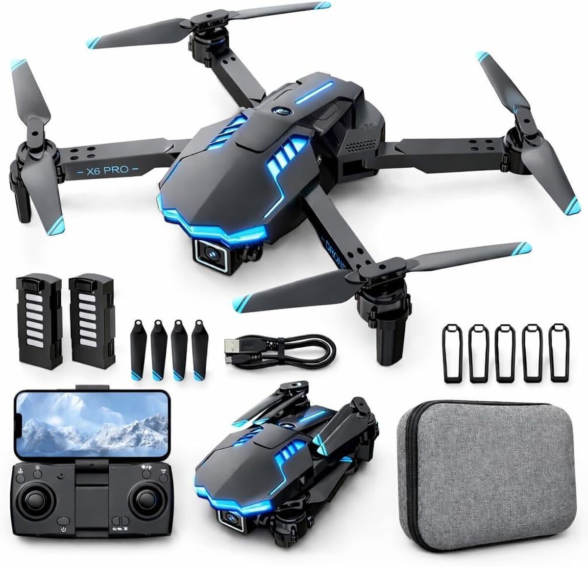 Test du drone caméra 1080P: le quadcopter idéal pour débutants