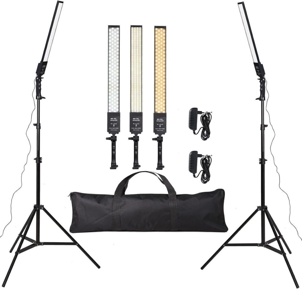 Test : kit lumière LED GSKAIWEN 24W pour photo et vidéo