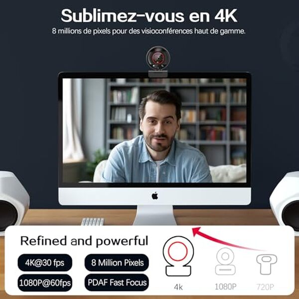 Découvrez notre avis détaillé sur la webcam Angetube 4K avec autofocus intelligent et micros IA: qualité vidéo, performance audio et test complet.