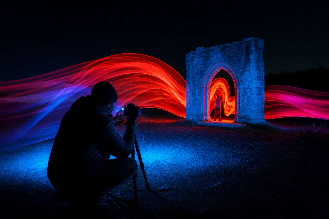 Deux techniques débutant: light drawing et éclairage de sujet Deux techniques débutant: light drawing et éclairage de sujet