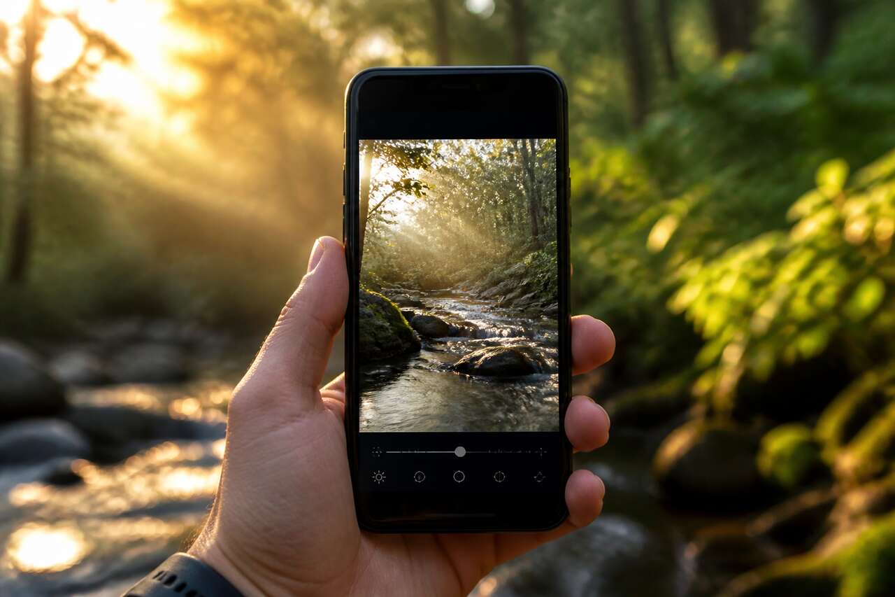 Méthode rapide sur mobile: soleil et rayons avec des réglages simples Méthode rapide sur mobile: soleil et rayons avec des réglages simples