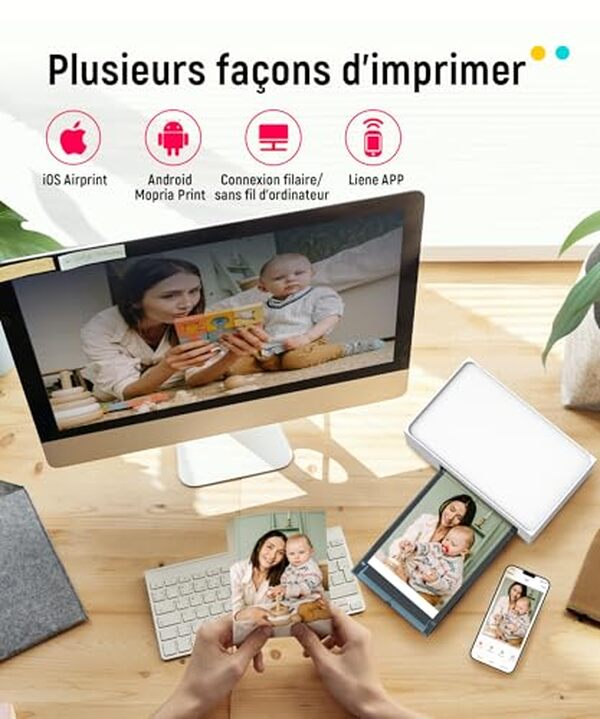 Découvrez notre test détaillé de l'imprimante photo Liene Amber M100. Qualité instantanée en 300 DPI, caractéristiques, performances et avis utilisateur complets.
