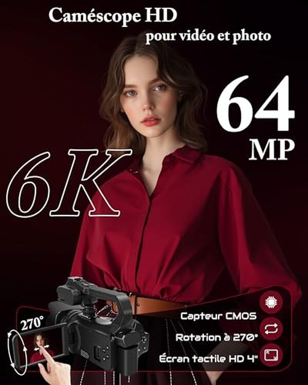 Découvrez notre test complet du caméscope 6K pour vlogging : évaluez la qualité vidéo, la polyvalence et les performances pour vos créations de contenu vidéo.